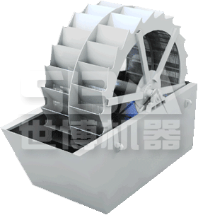 洗砂機(jī)洗沙原理圖 洗砂機(jī)洗沙原理圖