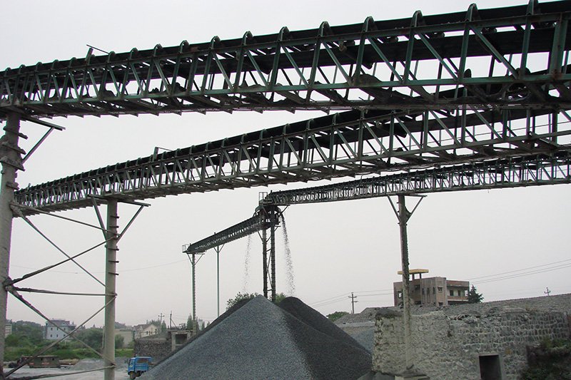 皮帶輸送機現場圖 皮帶輸送機現場圖