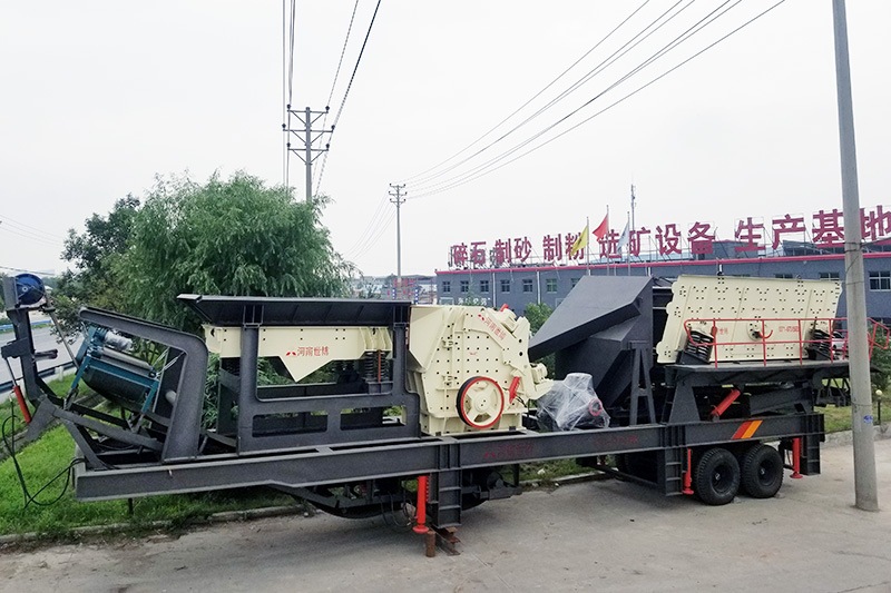 移動破碎機,可加工大理石廢料 移動破碎機,可加工大理石廢料