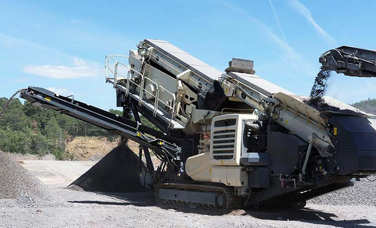 履帶式篩分移動細碎站 履帶式篩分移動細碎站