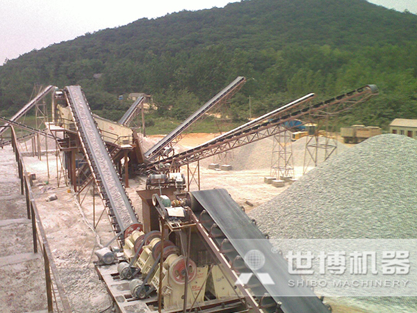 河北石子生產設備現場 河北石子生產設備現場