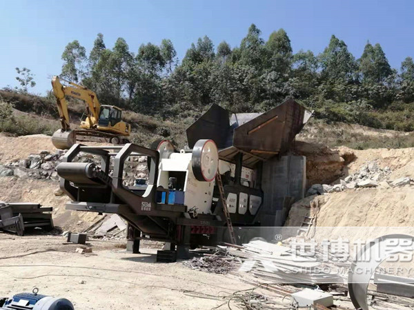 建筑垃圾移動破碎站 建筑垃圾移動破碎站