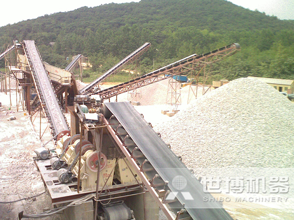 石子生產現場 石子生產現場