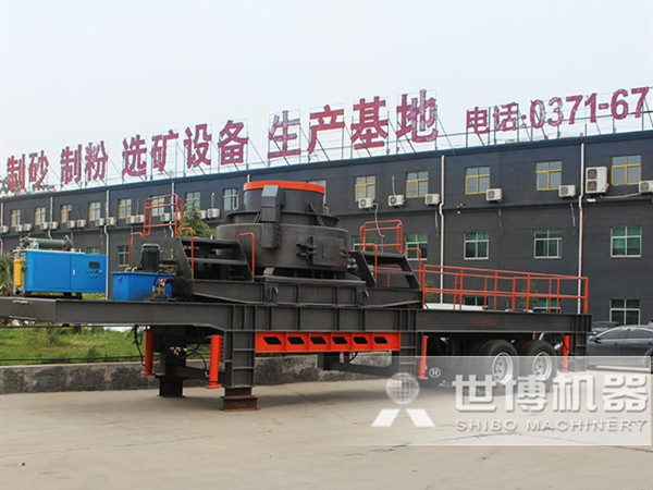 鵝卵石車載移動式碎石機 鵝卵石車載移動式碎石機