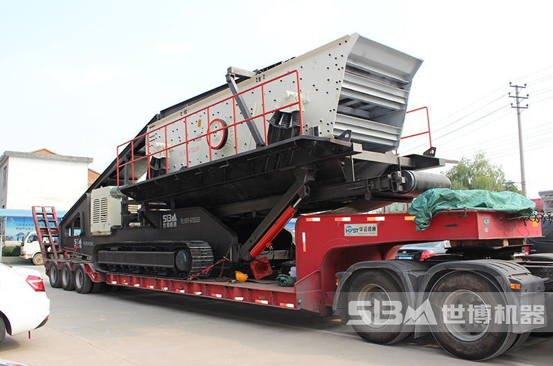 履帶篩分移動站發貨圖 履帶篩分移動站發貨圖