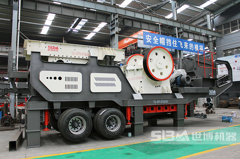 輪胎移動式砂石粉碎機 輪胎移動式砂石粉碎機