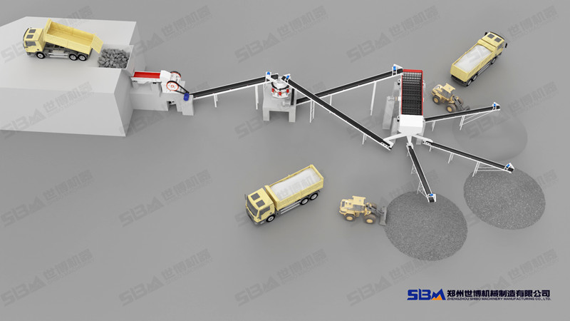 大型石子生產線配置 大型石子生產線配置