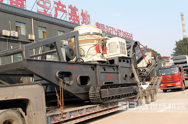 履帶式細碎石破碎機發貨圖 履帶式細碎石破碎機發貨圖