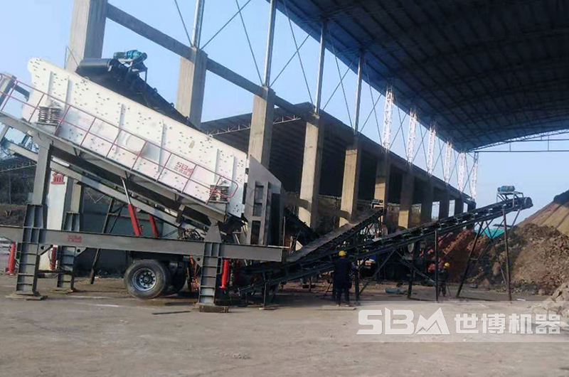 移動篩分機現場圖 移動篩分機現場圖