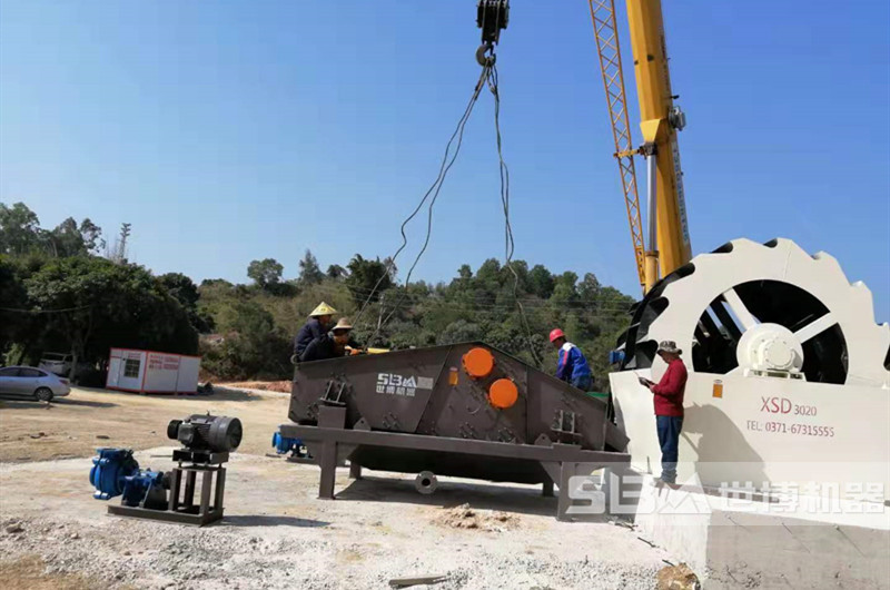 細(xì)沙回收脫水一體機(jī)安裝現(xiàn)場 細(xì)沙回收脫水一體機(jī)安裝現(xiàn)場