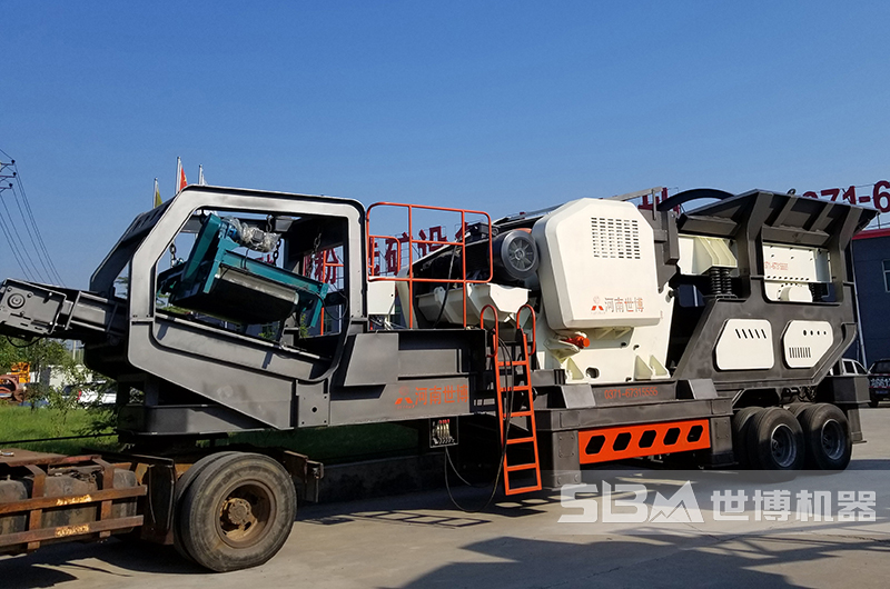 輪胎顎式移動石頭破碎機 輪胎顎式移動石頭破碎機