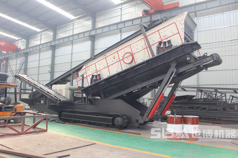 移動砂石料篩分機 移動砂石料篩分機