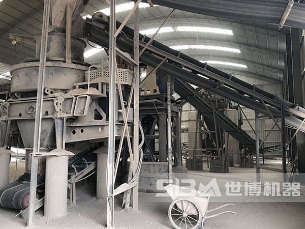 石子和機制砂加工現場圖 石子和機制砂加工現場圖