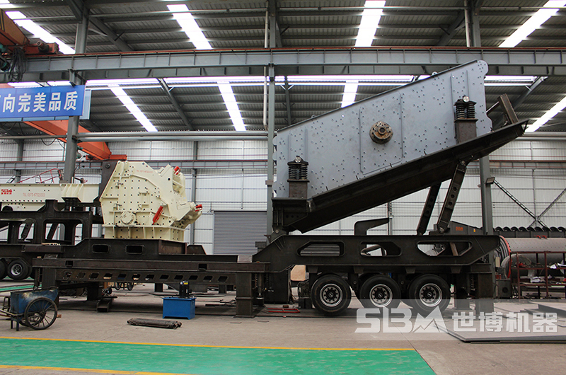 三組合移動打石機 三組合移動打石機