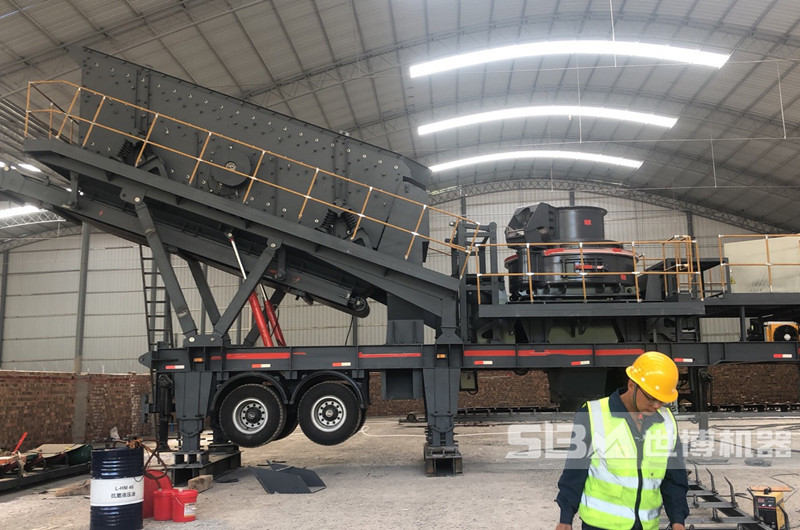 沖擊式破碎站，時產500噸的移動制砂機