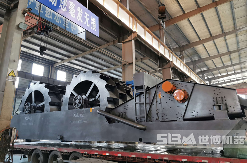 三輪斗式洗砂機裝車發貨 三輪斗式洗砂機裝車發貨