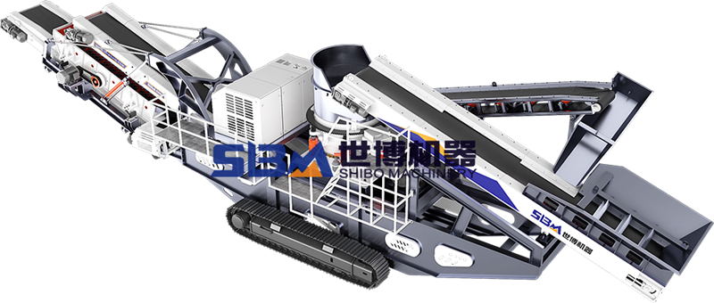 履帶中細(xì)碎篩分移動(dòng)石子破碎機(jī) 履帶中細(xì)碎篩分移動(dòng)石子破碎機(jī)
