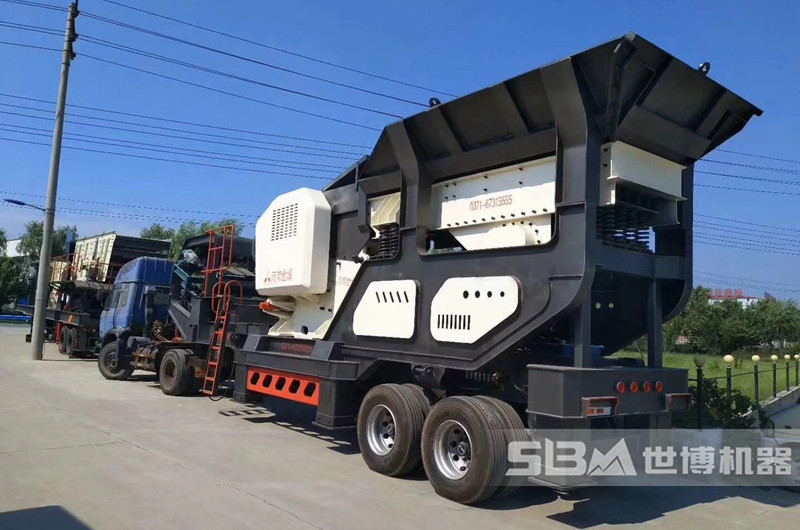 移動建筑垃圾破碎機發貨了 移動建筑垃圾破碎機發貨了