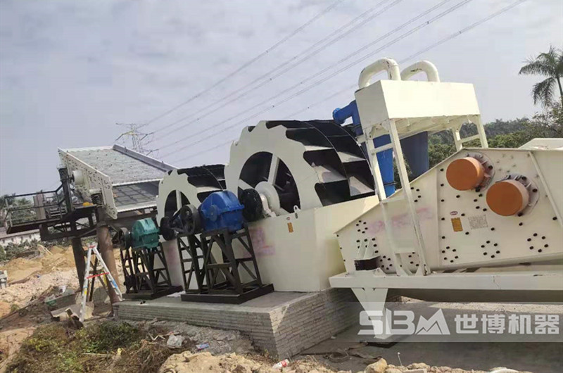 XSD3016洗砂機洗石英砂現場圖 XSD3016洗砂機洗石英砂現場圖