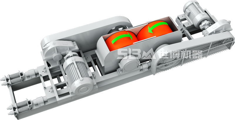 輥式細破機工作原理圖 輥式細破機工作原理圖
