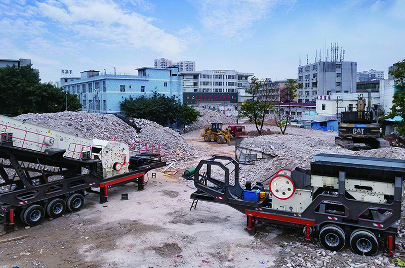 碎石場(chǎng)移動(dòng)石子破碎設(shè)備 碎石場(chǎng)移動(dòng)石子破碎設(shè)備