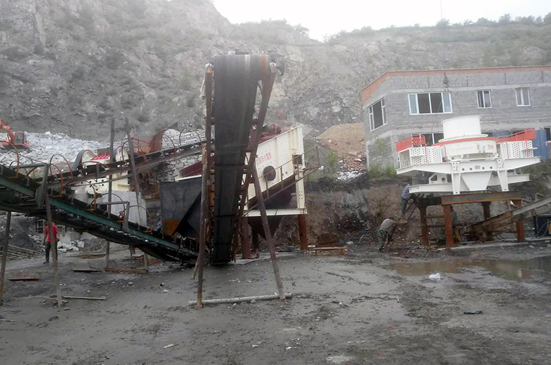 砂石骨料生產(chǎn)現(xiàn)場 砂石骨料生產(chǎn)現(xiàn)場