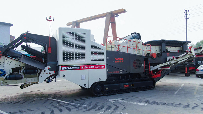 履帶反擊破移動(dòng)破碎站組裝完成 履帶反擊破移動(dòng)破碎站組裝完成