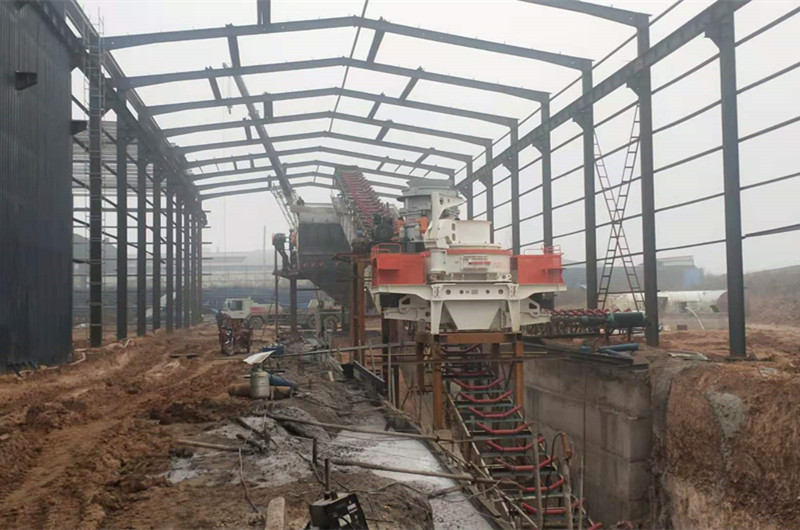 河南平頂山客戶大型砂石生產線工地 河南平頂山客戶大型砂石生產線工地