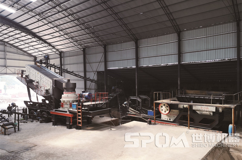 陜西客戶室內現場,移動破碎篩分機 陜西客戶室內現場,移動破碎篩分機