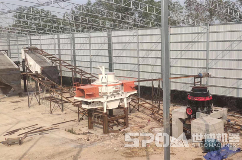 干式機(jī)制砂生產(chǎn)客戶現(xiàn)場(chǎng) 干式機(jī)制砂生產(chǎn)客戶現(xiàn)場(chǎng)