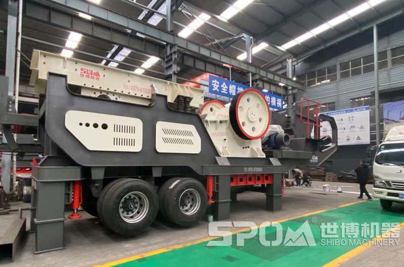粗碎顎破移動碎石機 粗碎顎破移動碎石機