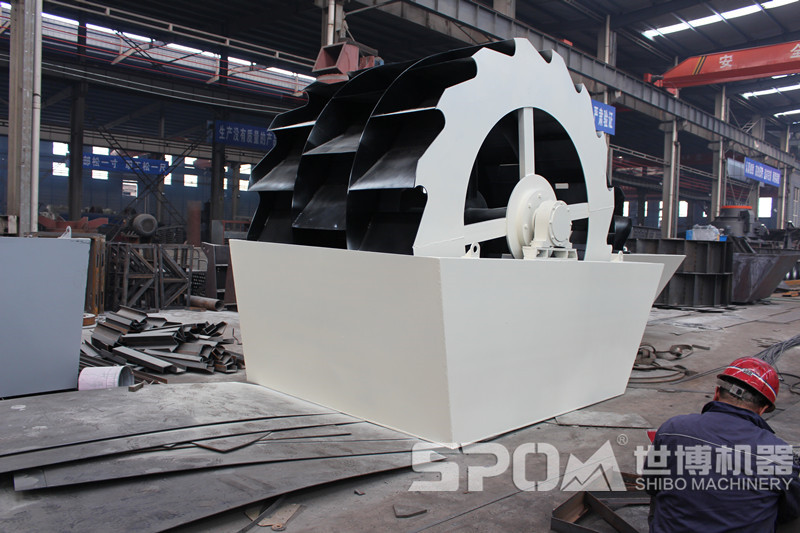 大型三輪洗砂機,水洗設備生產車間 大型三輪洗砂機,水洗設備生產車間