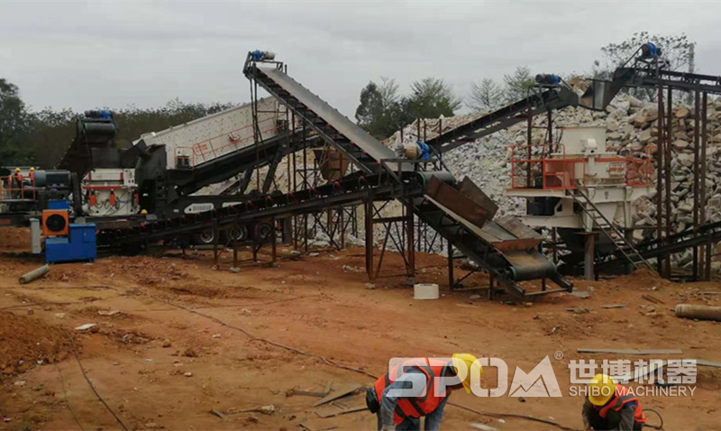 半移動(dòng)干式機(jī)制砂生產(chǎn)線 半移動(dòng)干式機(jī)制砂生產(chǎn)線