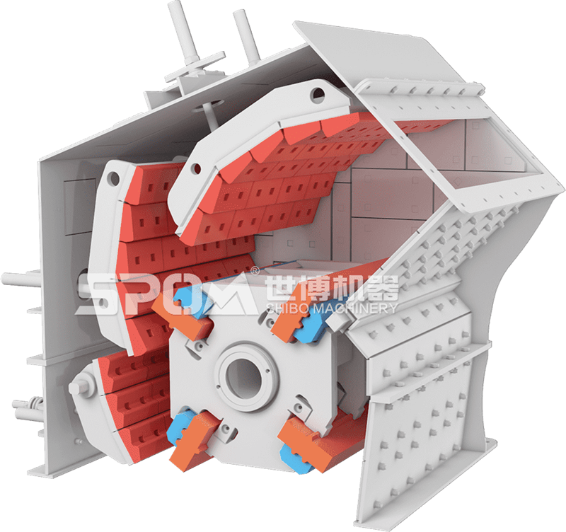 反擊式碎石機結構圖 反擊式碎石機結構圖