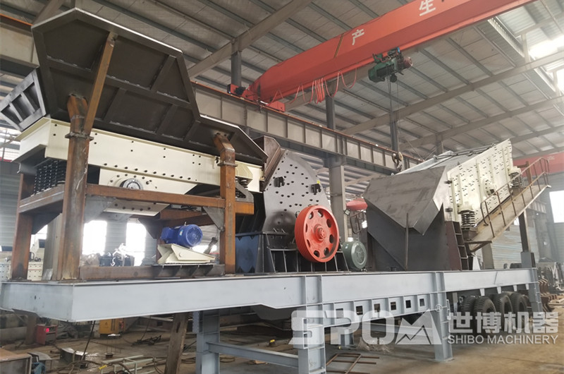 焦炭篩分破碎一體機，移動重錘破碎機