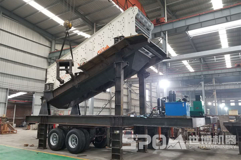 河南世博移動振動篩設備生產車間圖 河南世博移動振動篩設備生產車間圖