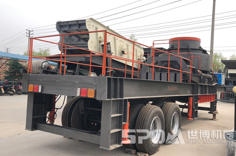 沖擊破移動破碎篩沙機 沖擊破移動破碎篩沙機