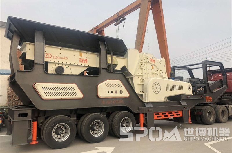 輪胎式移動碎石機 輪胎式移動碎石機