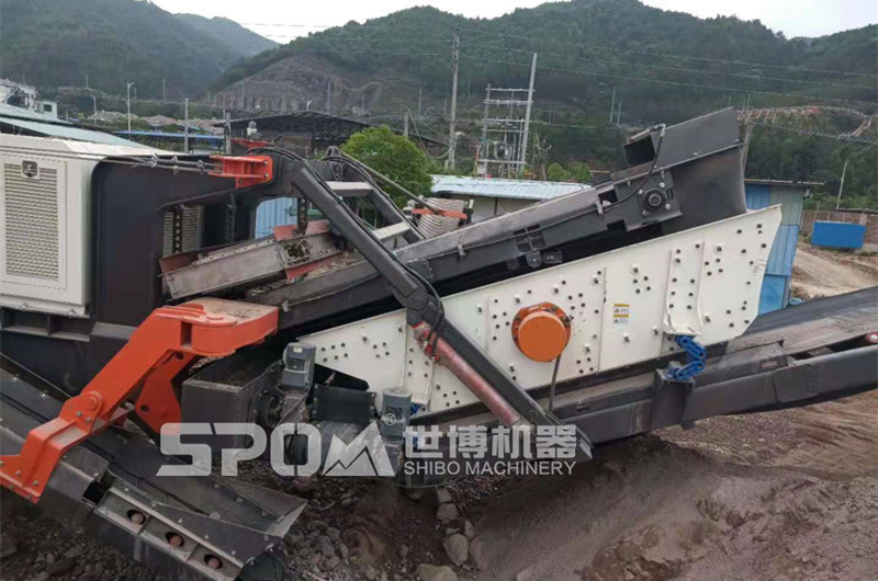 履帶式移動破碎篩分機 履帶式移動破碎篩分機