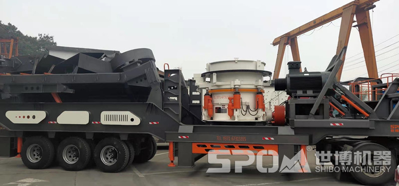 輪胎移動圓錐破碎石料機 輪胎移動圓錐破碎石料機