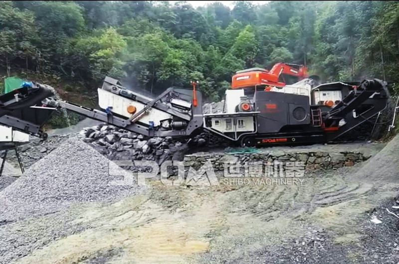 石子破碎機設備現場圖 石子破碎機設備現場圖