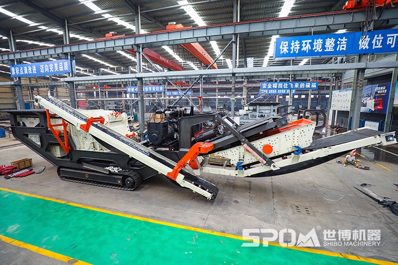 履帶式移動反擊破碎機(jī)成品 履帶式移動反擊破碎機(jī)成品