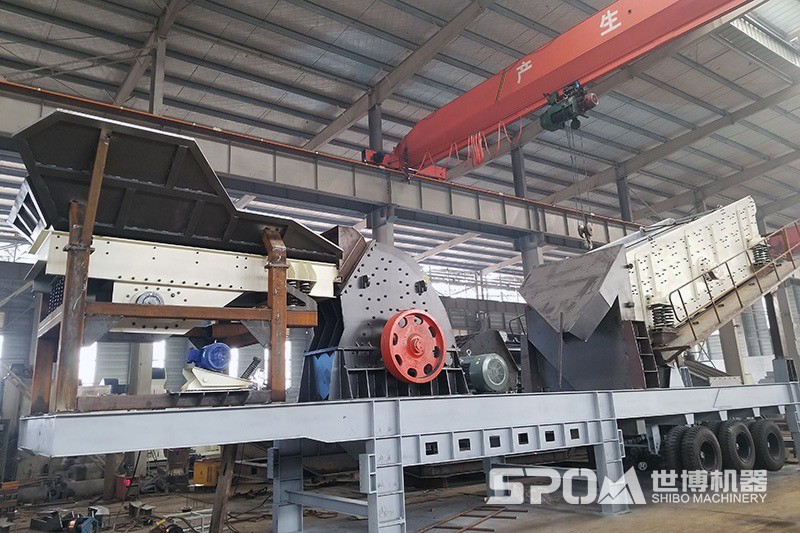 三合一移動破碎機車間圖 三合一移動破碎機車間圖