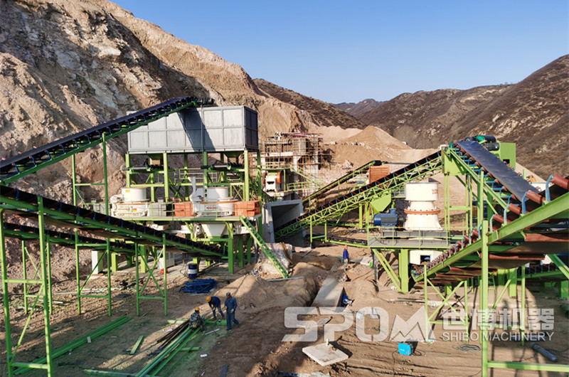 越南客戶石料生產線現場 越南客戶石料生產線現場