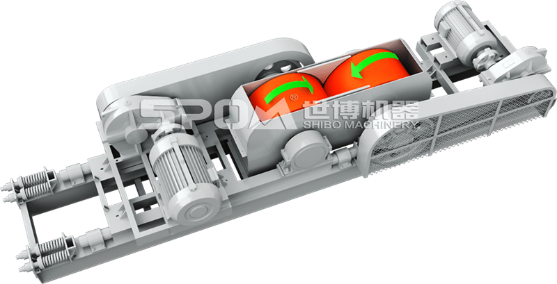 對輥破碎制砂機結構圖 對輥破碎制砂機結構圖