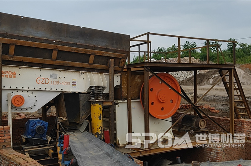 GZD1100x4200喂料機現場圖 GZD1100x4200喂料機現場圖